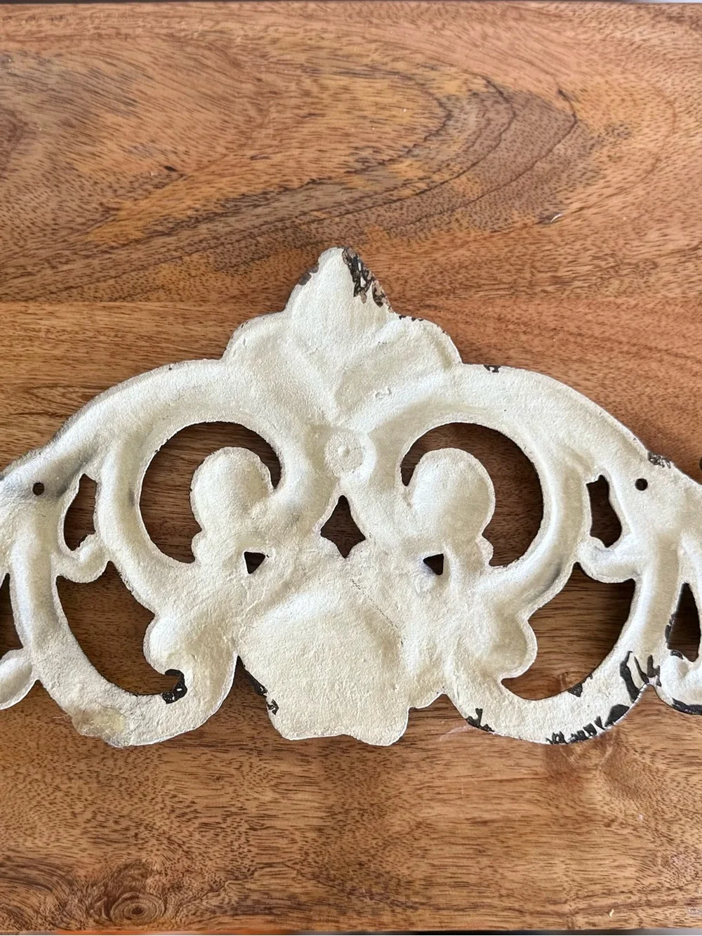 Black Decorative Cast Iron Wall Accent